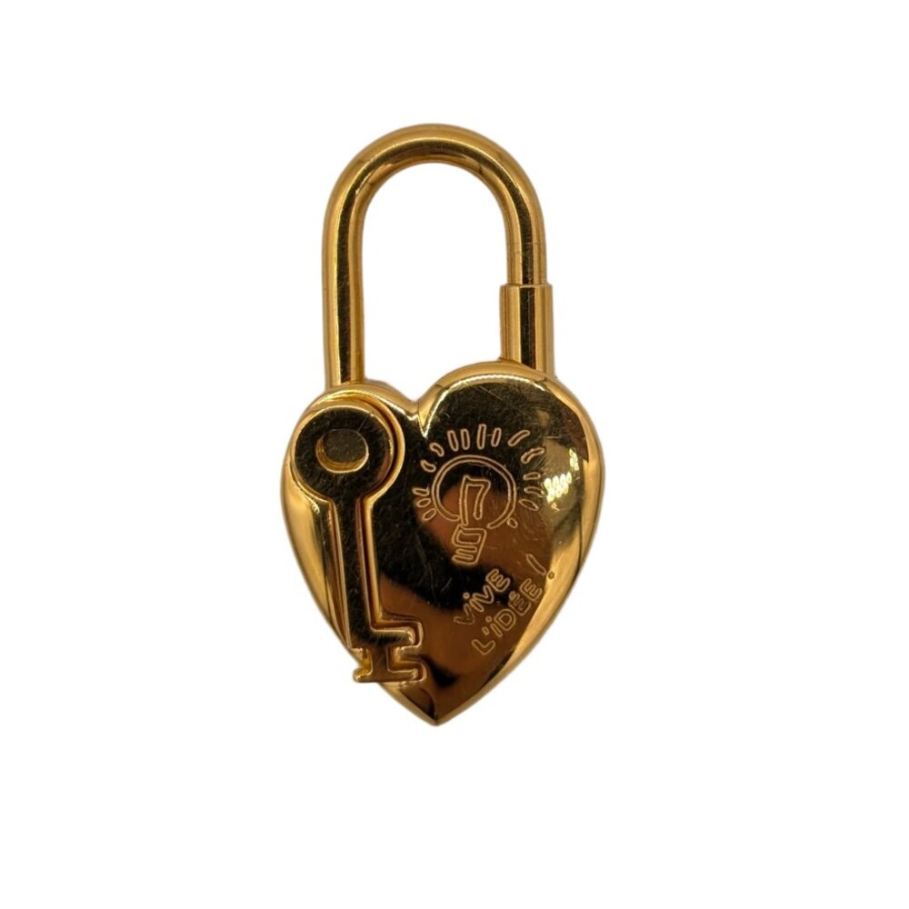Hermes Annee De La Fantaisie Heart Cadena Charm Gold Plated 2004